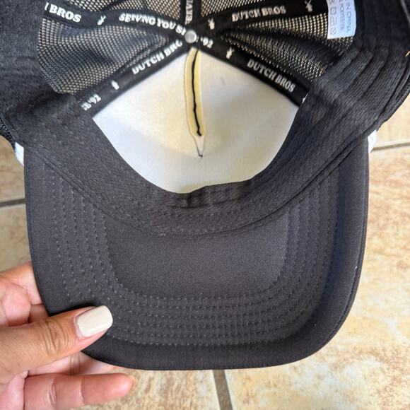 Dutch Bros Drink More Coffee Trucker Hat Black One Size Adjustable Baseball Cap - Picture 5 of 8